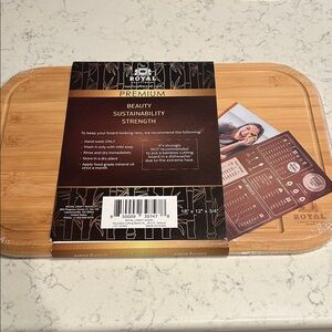 Royal Craft Wood Bamboo Cutting Board